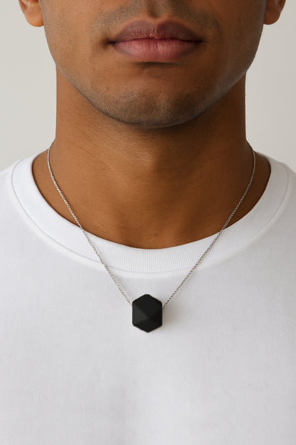 Anti-stress necklace _ Smocky Black