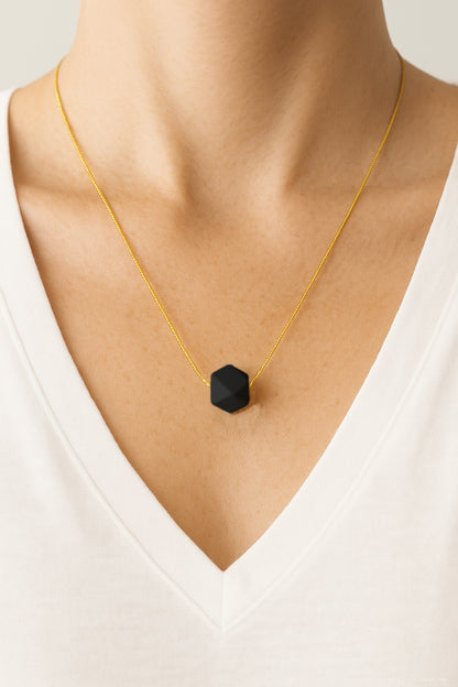 Anti-stress necklace _ Smocky Black
