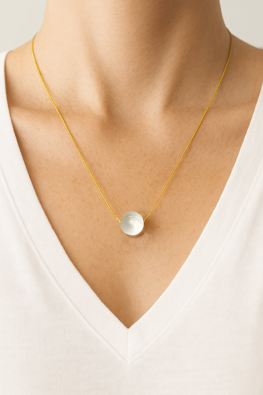 Anti-stress necklace - Pearl