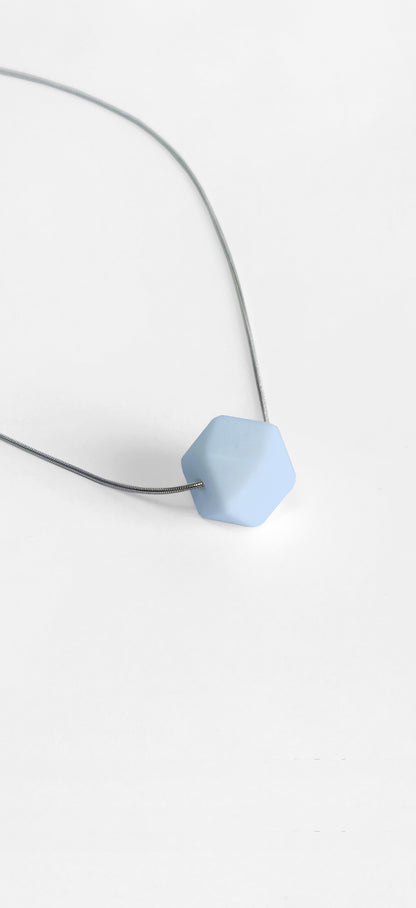 Anti-stress necklace _ Pastel blue