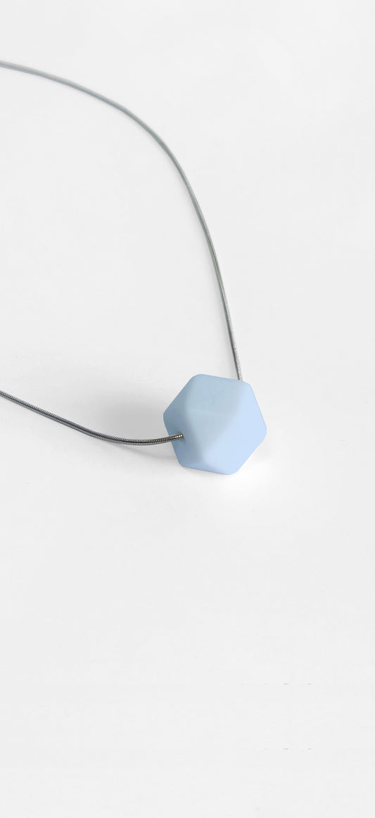 Anti-stress necklace _ Pastel blue